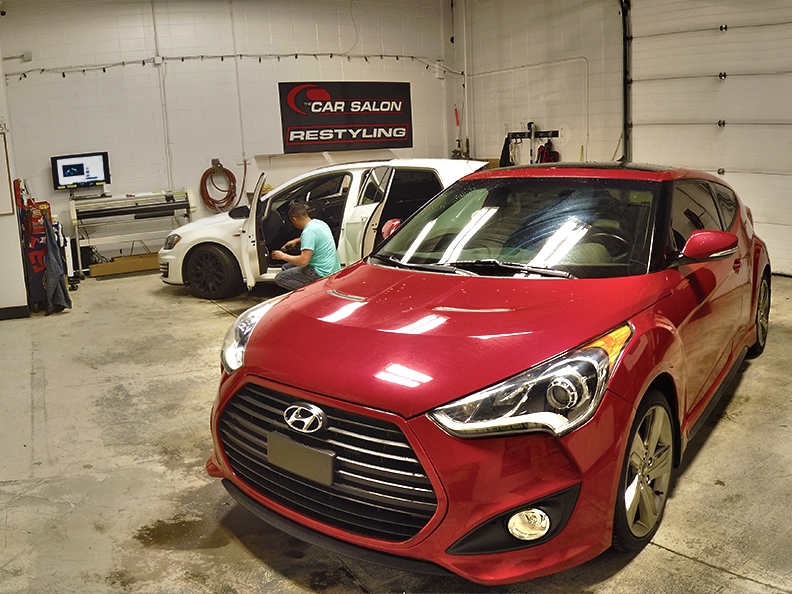 Hyundai Velostar Turbo Tint Install Calgary