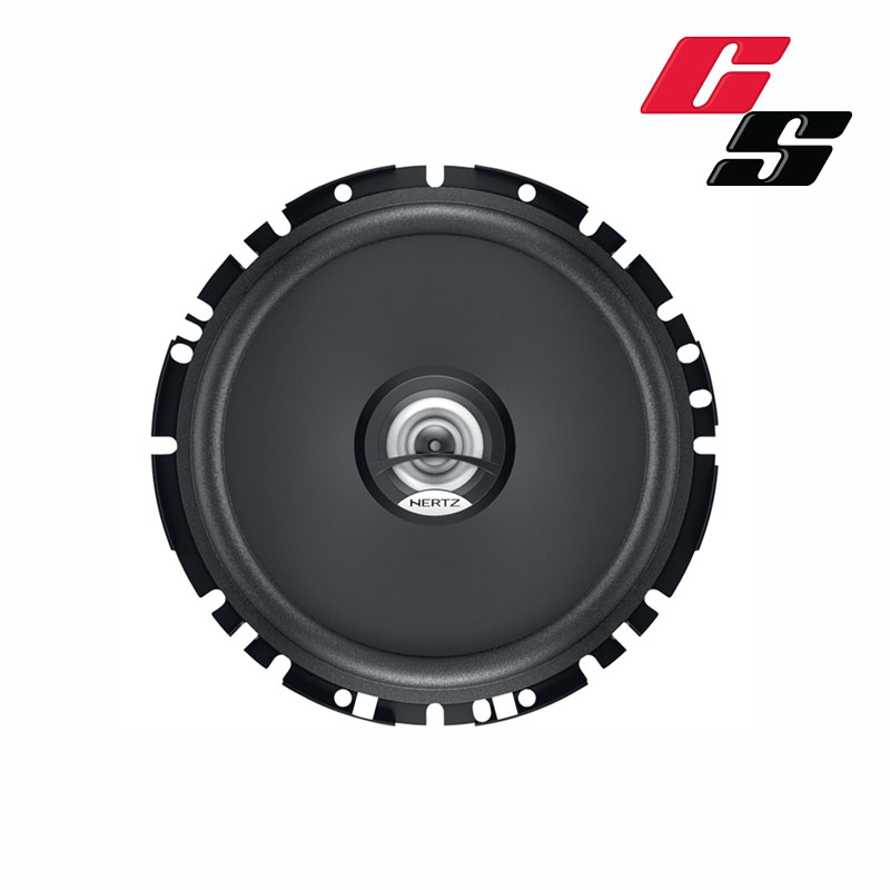 Hertz DCX87.3 Dieci Series 3.5-Inch Coaxial Speakers – 2-Way, 4 Ohm, 30W RMS, 90W Peak