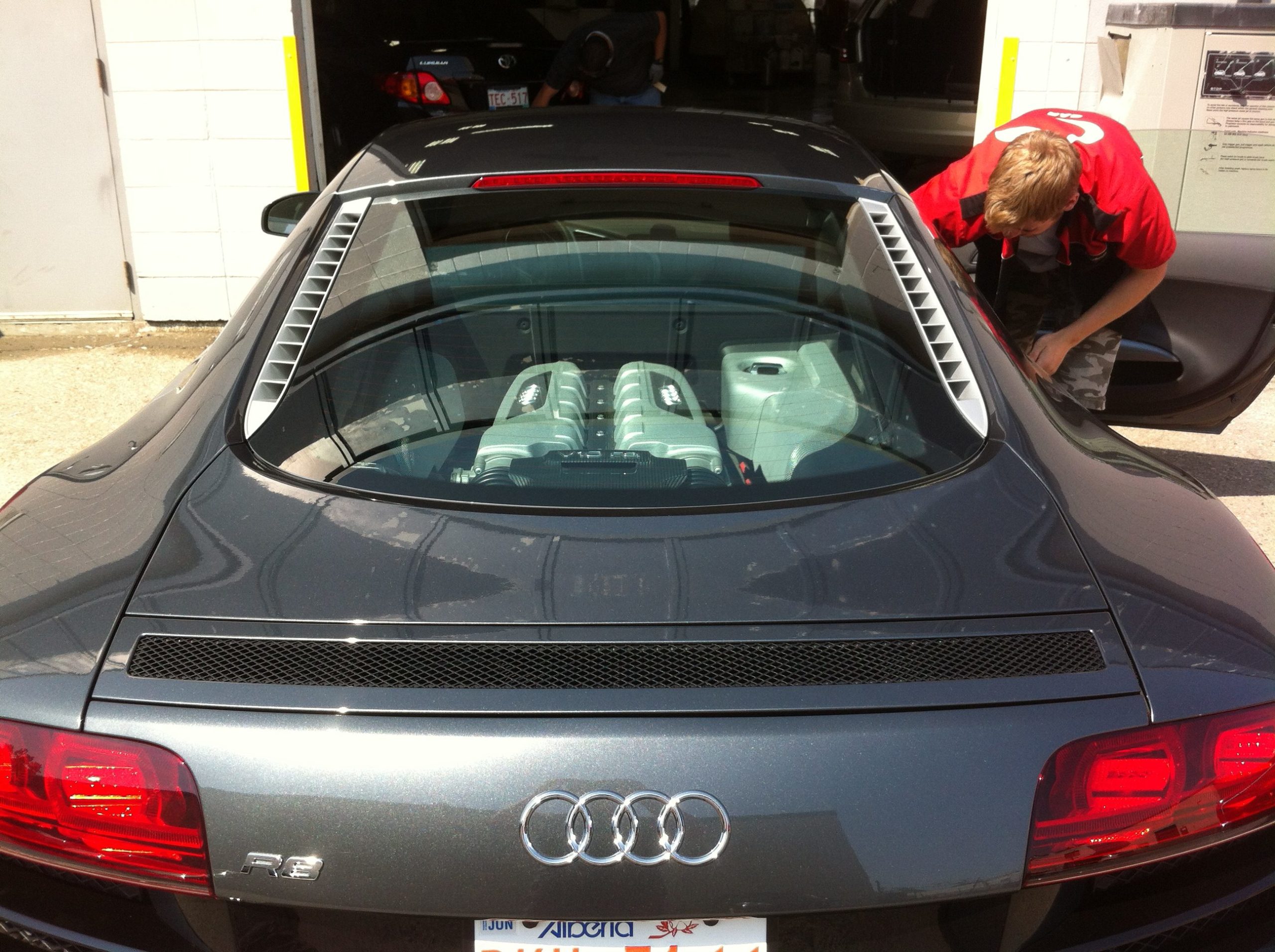 Audi R8 Car Detailing Calgary