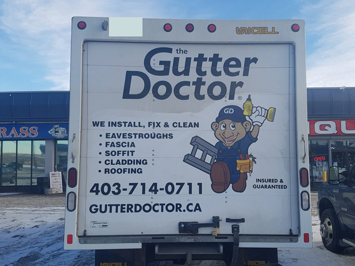 Cube Van Decals Gutter Doctor
