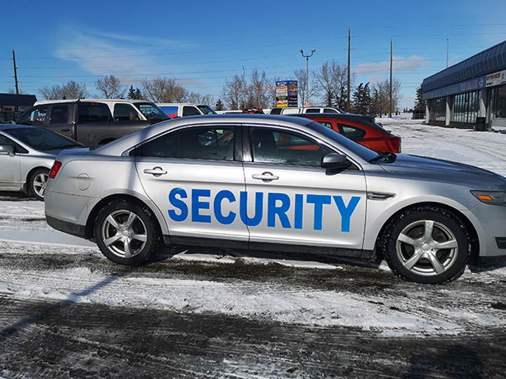 Ford Taurus Reflective Security Decals