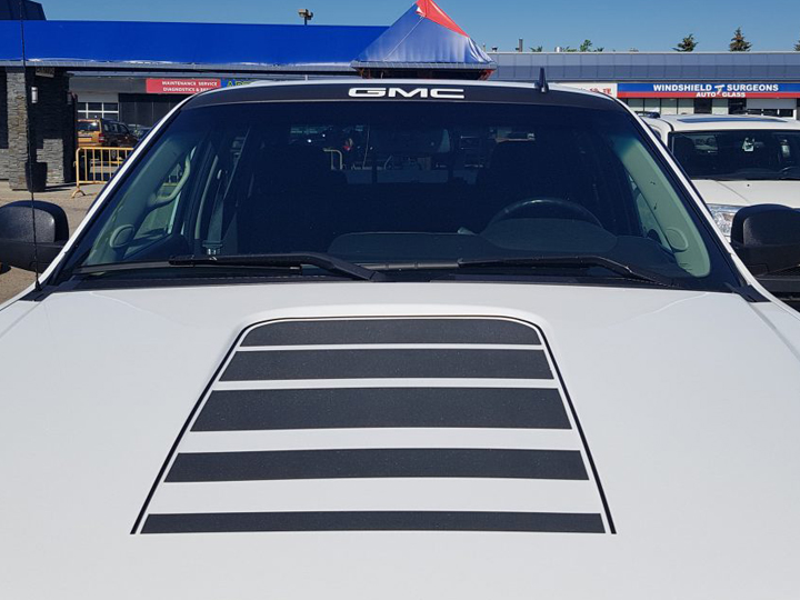 GMC Sierra Hood Stripes