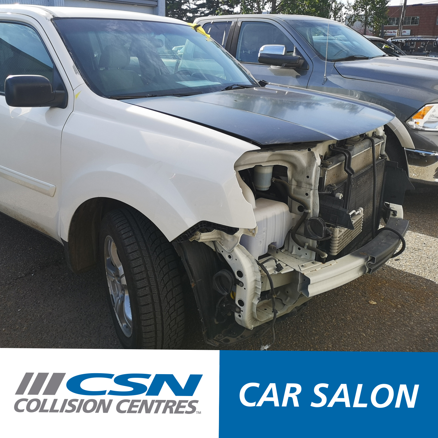 Truck Front End Damage Repair Calgary