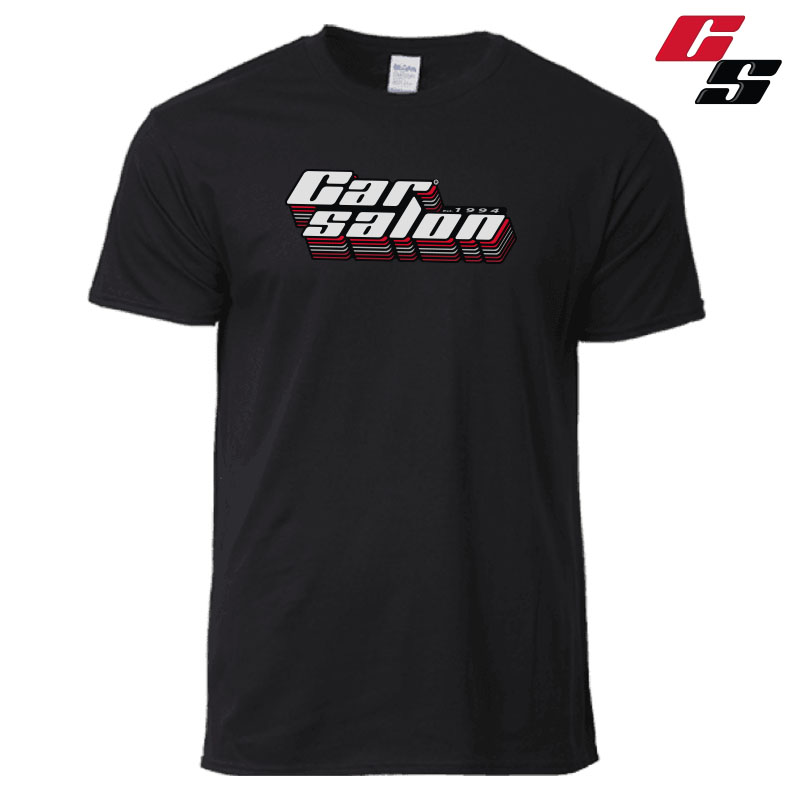 Car Salon Retro T Shirt Black